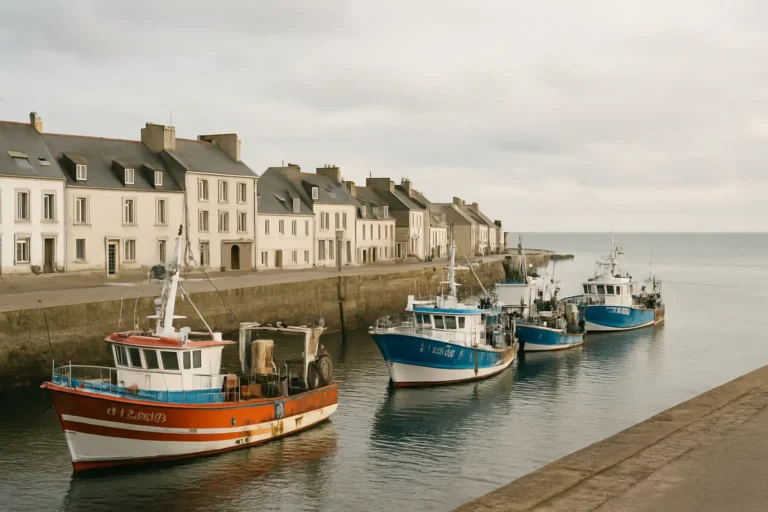 Audierne : que voir et que faire dans cette ville du Finistère ? 7 Port d’Audierne en Bretagne avec bateaux et ambiance maritime